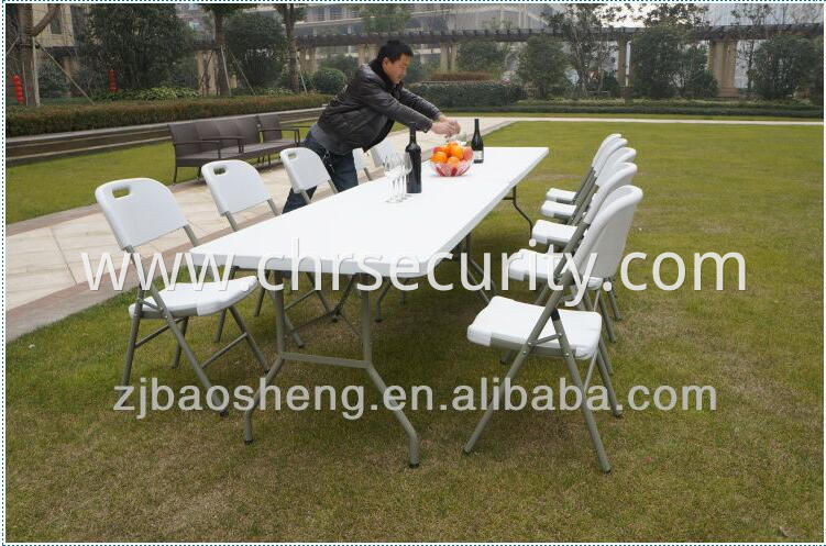 white folding dining table